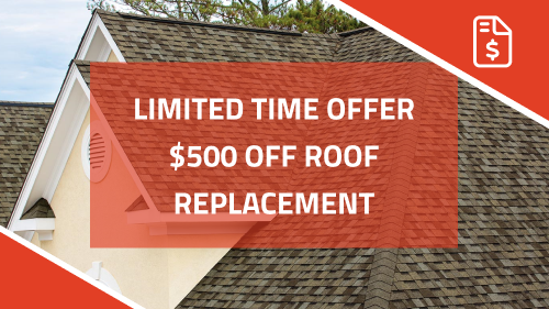 Spring Cleaning Sale $500 Off Roof Replacement