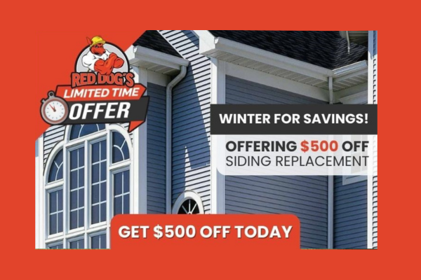 $500 Off Siding Replacement