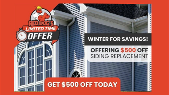 $500 Off Siding Replacement