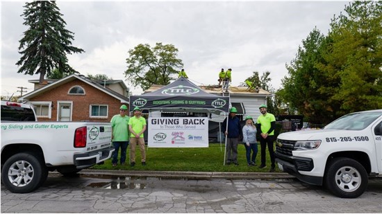Veteran Receives New Roof from TTLC
