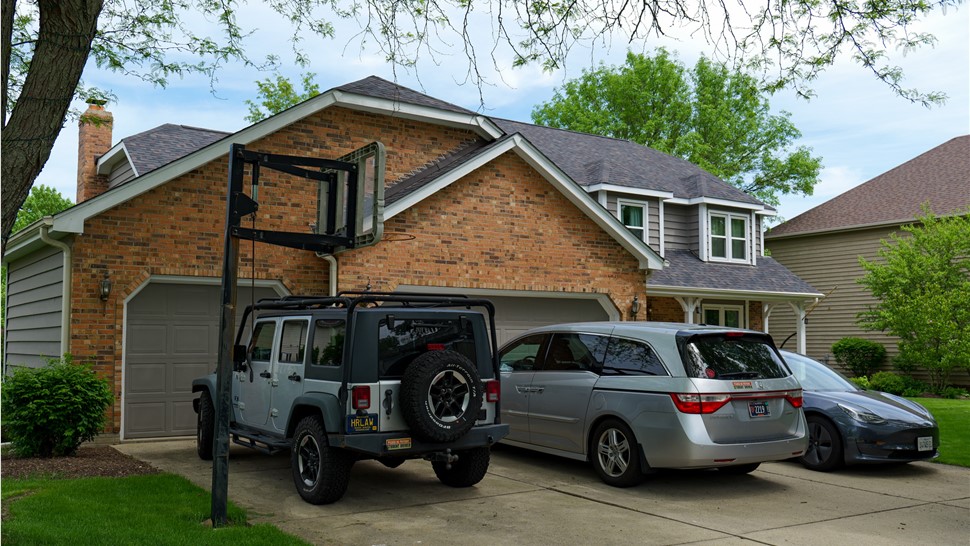 "Roof with Owens Corner Black Sable Shingles, epitomizing timeless elegance and outstanding durability."
