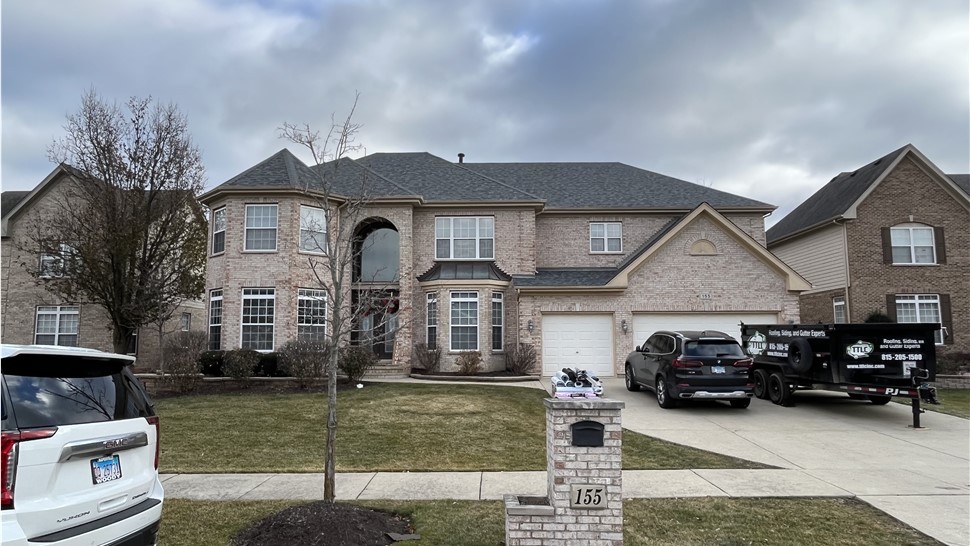 Woodale, Bloomingdale, Grayslake, Joliet, Plainfield, satisfied customer, seamless gutters, siding hail damage, siding repair, roofing repair, seamless gutter systems, affordable, wind damage.