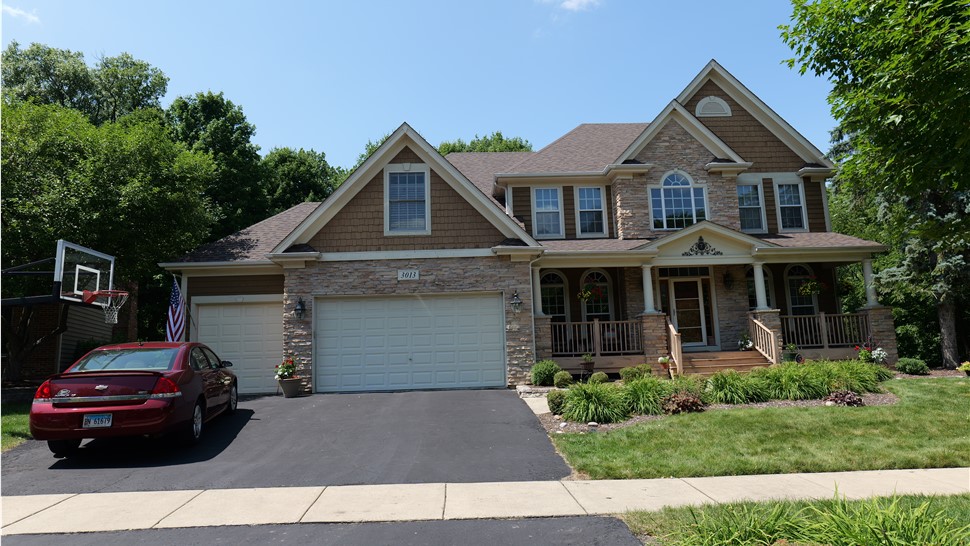 Teak Owens Corning Shingle Installation St. Charles, Illinois