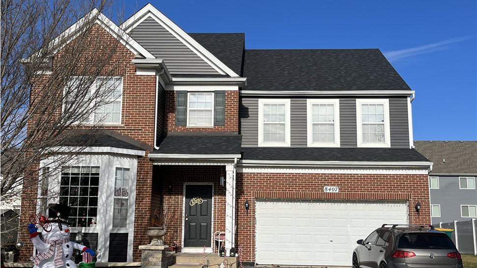 Woodale, Bloomingdale, Grayslake, Joliet, Plainfield, satisfied customer, seamless gutters, siding hail damage, siding repair, roofing repair, seamless gutter systems, affordable, wind damage.