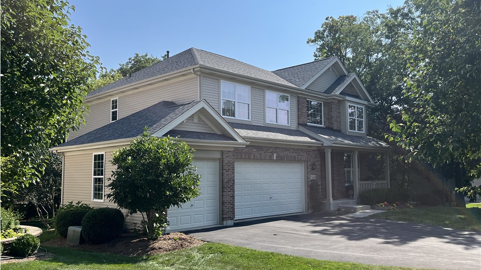 Estate Grey Owens Corning Shingle Installation, Hoffman Estates Illinois