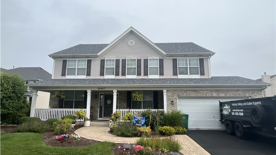 Roofing Installation Plainfield Illinois Owens Corning Shingles, "Slatestone Grey"