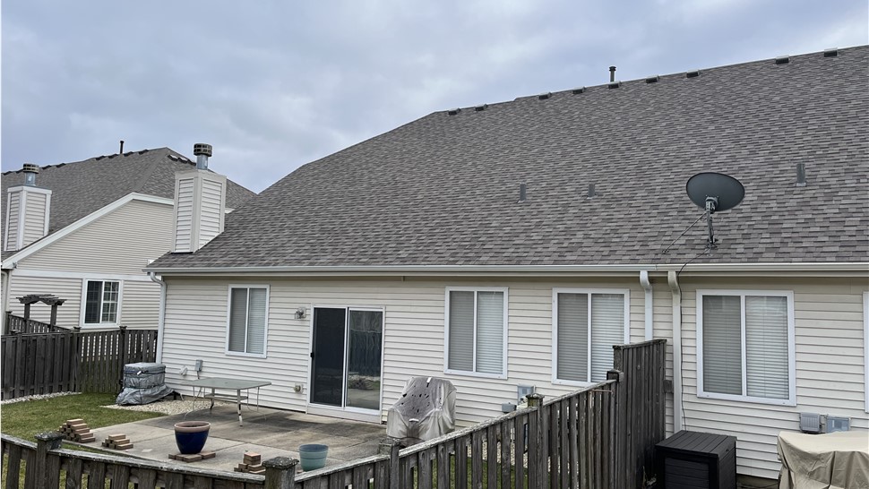 Woodale, Bloomingdale, Grayslake, Joliet, Plainfield, satisfied customer, seamless gutters, siding hail damage, siding repair, roofing repair, seamless gutter systems, affordable, wind damage.