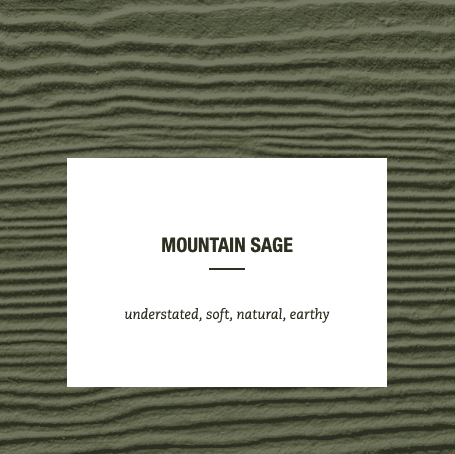 james hardie mountain sage
