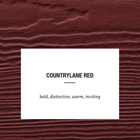 james hardie siding colors country red