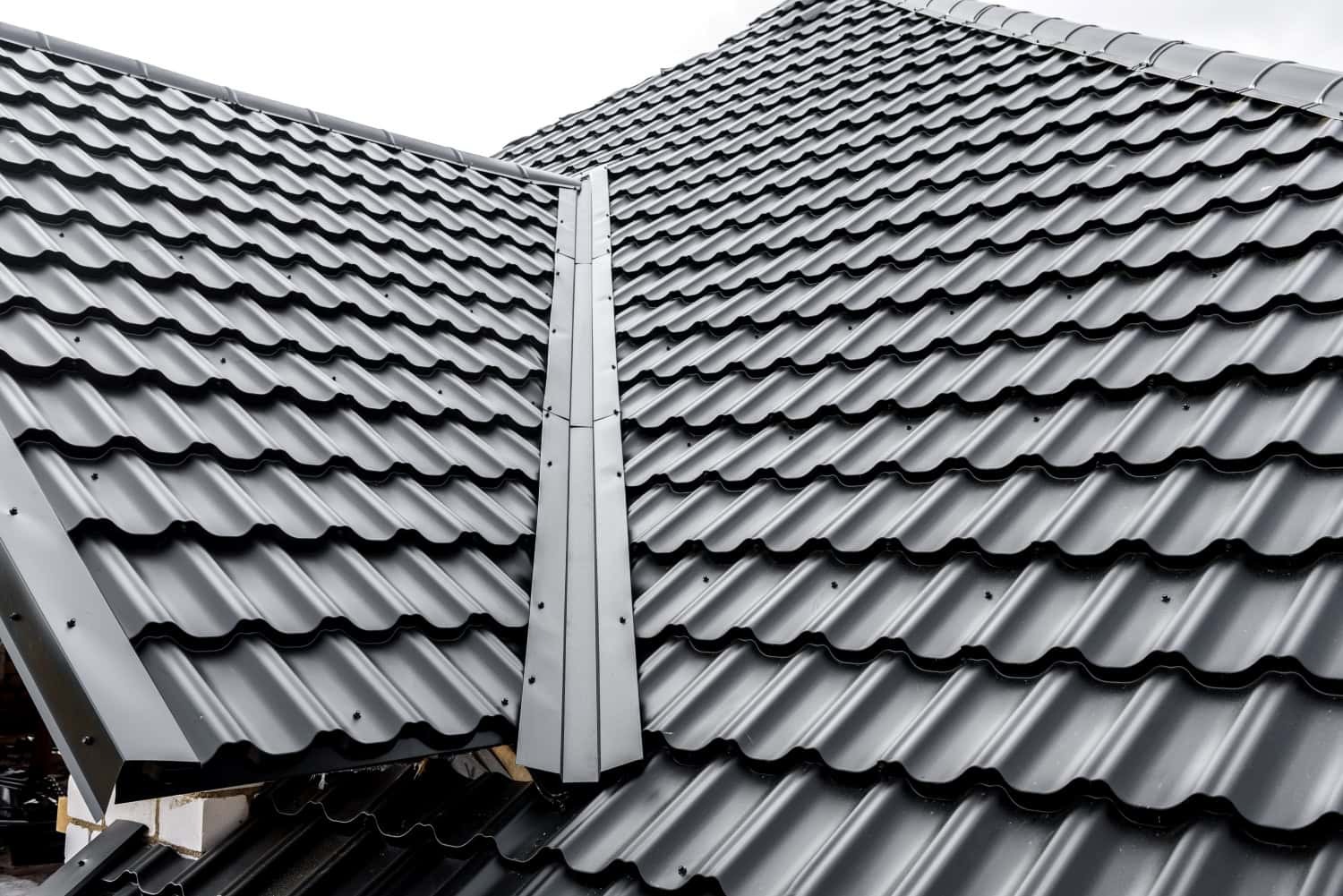 black metal shingles