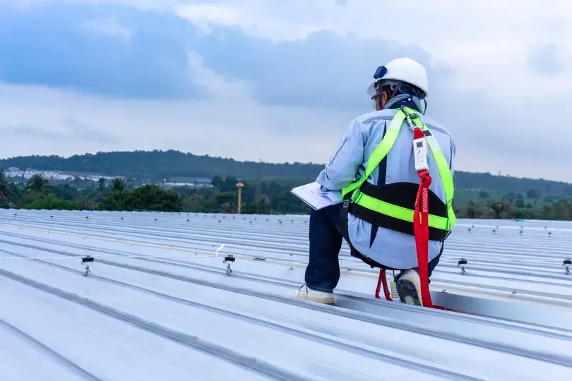 Flat roof inspection