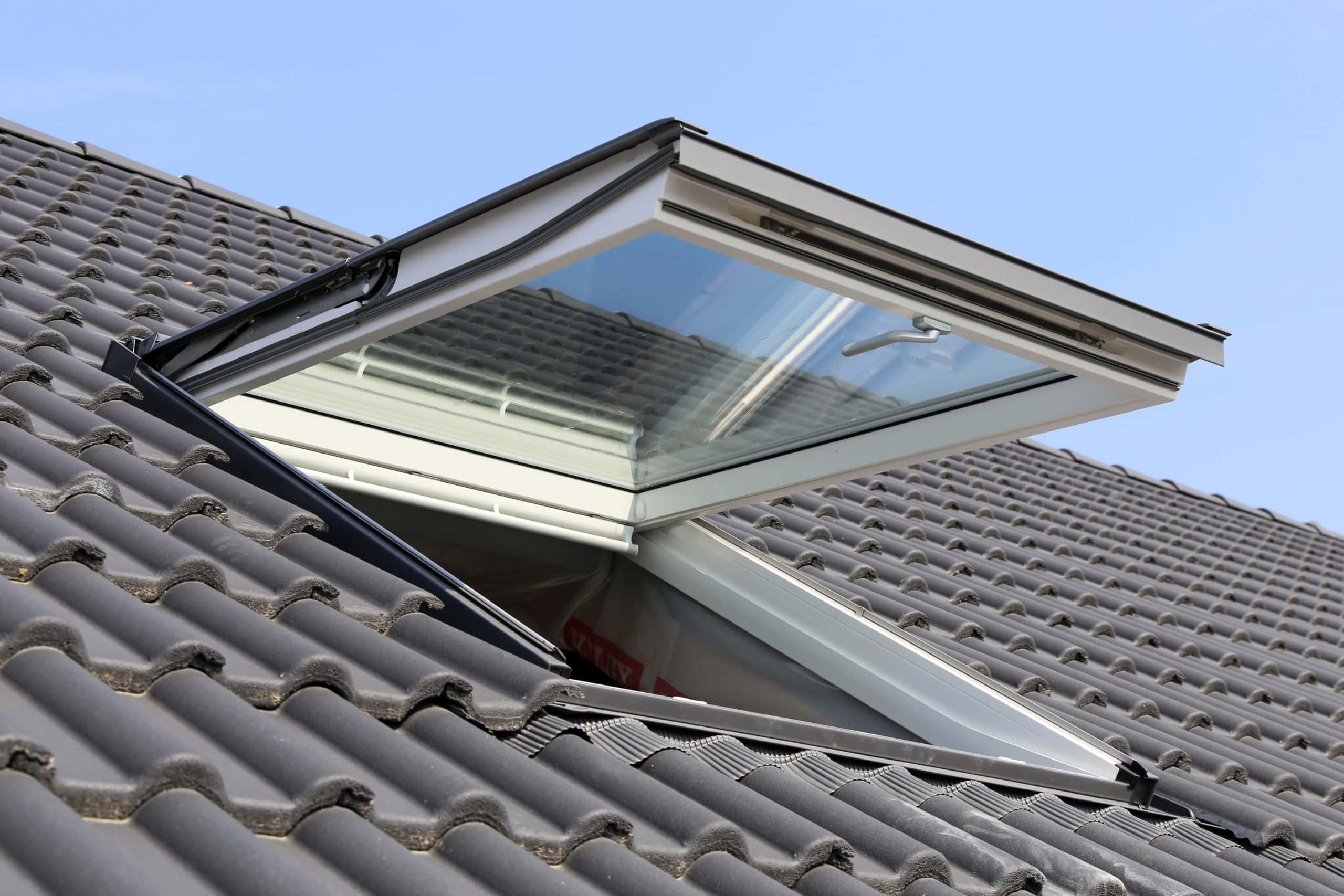 finished skylight installation