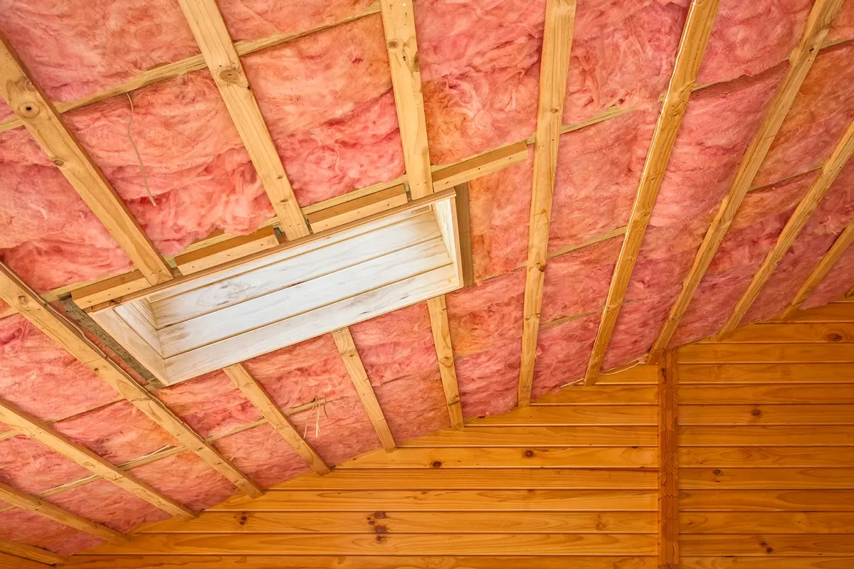 roof insulation-fiberglass