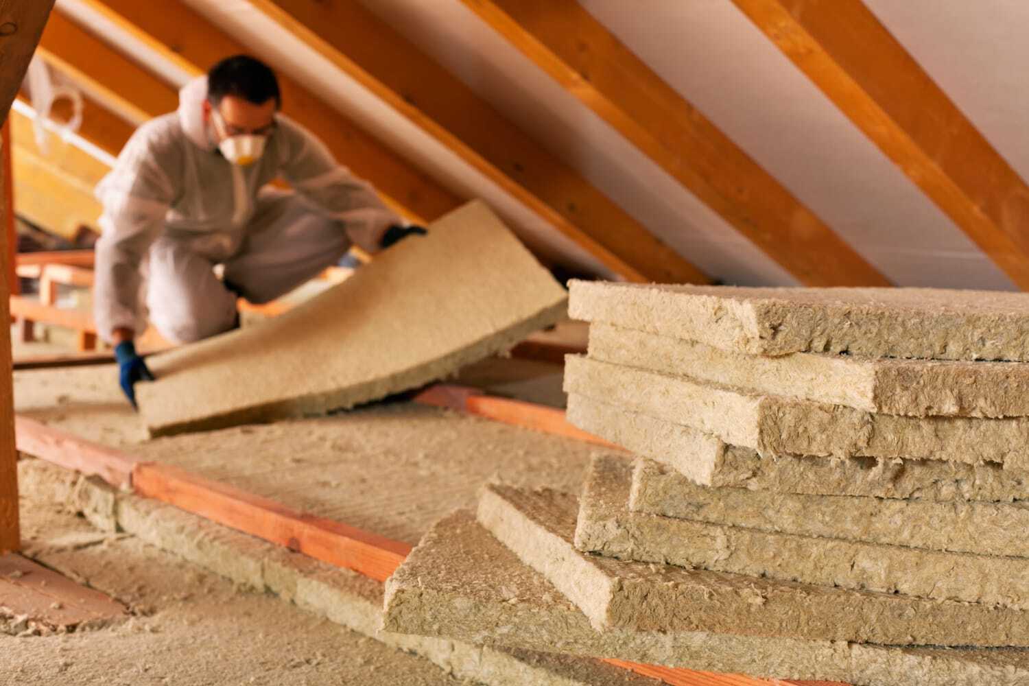 how to install insulation man in attic