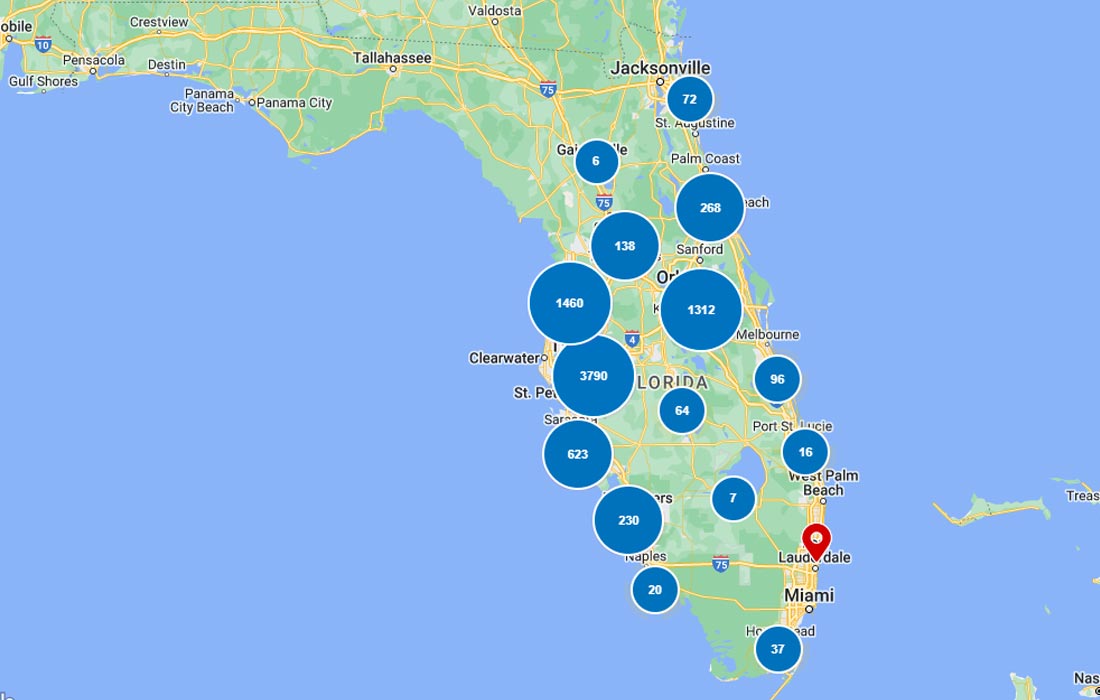 Service Area Map