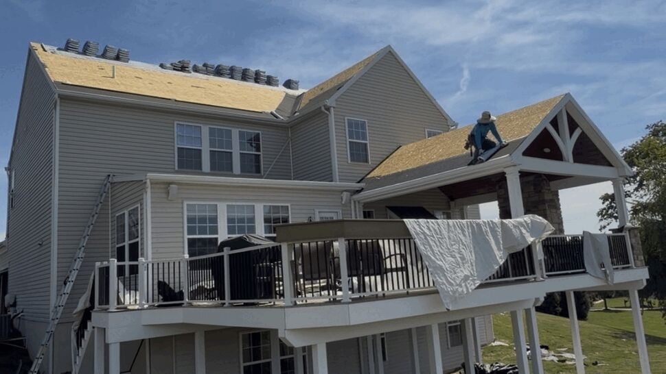  Storm Damage, Roofing Project in Downingtown, Pennsylvania by Paramount Home Solutions