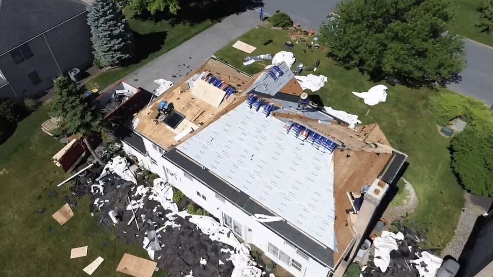  Storm Damage, Roofing Project in Allentown, Pennsylvania by Paramount Home Solutions