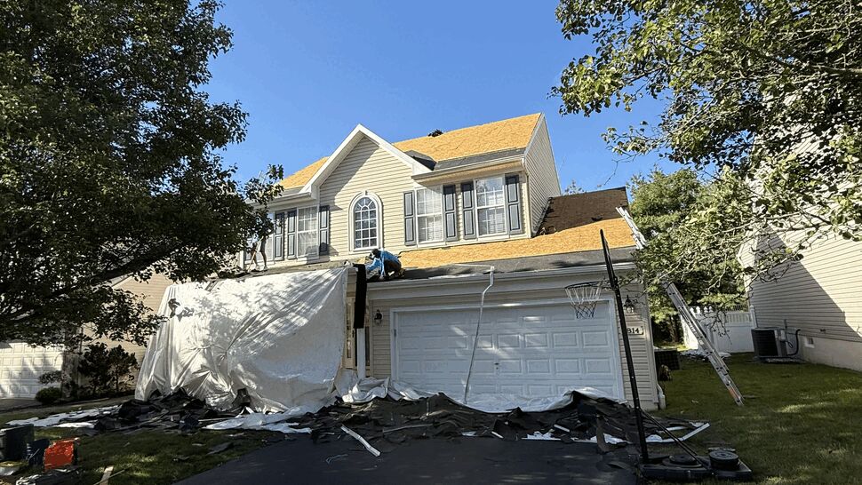 Roofing, Storm Damage Project in Jamison, Pennsylvania by Paramount Home Solutions