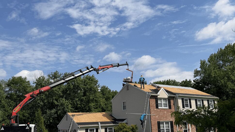 Roofing, Storm Damage Project in Thornton, Pennsylvania by Paramount Home Solutions