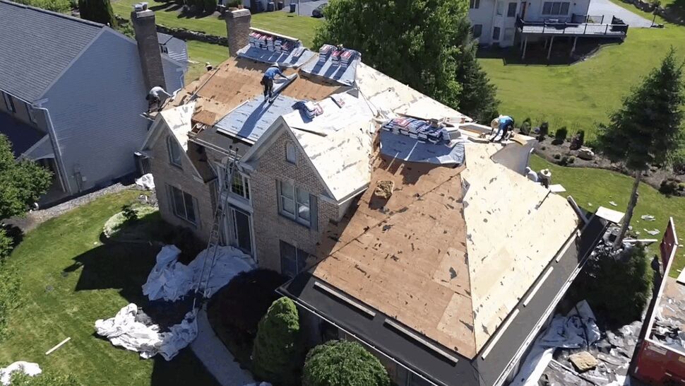  Storm Damage, Roofing Project in Allentown, Pennsylvania by Paramount Home Solutions