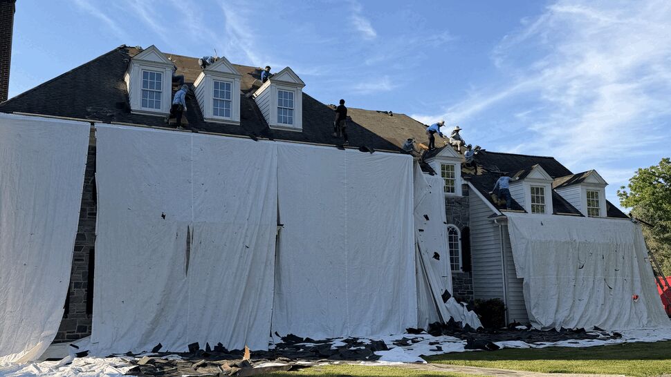   Storm Damage,  Roofing Project in Malvern, Pennsylvania by Paramount Home Solutions
