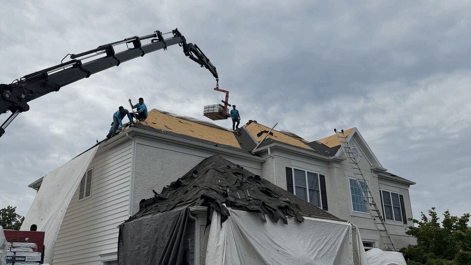 Roofing, Storm Damage Project in Downingtown, Pennsylvania by Paramount Home Solutions
