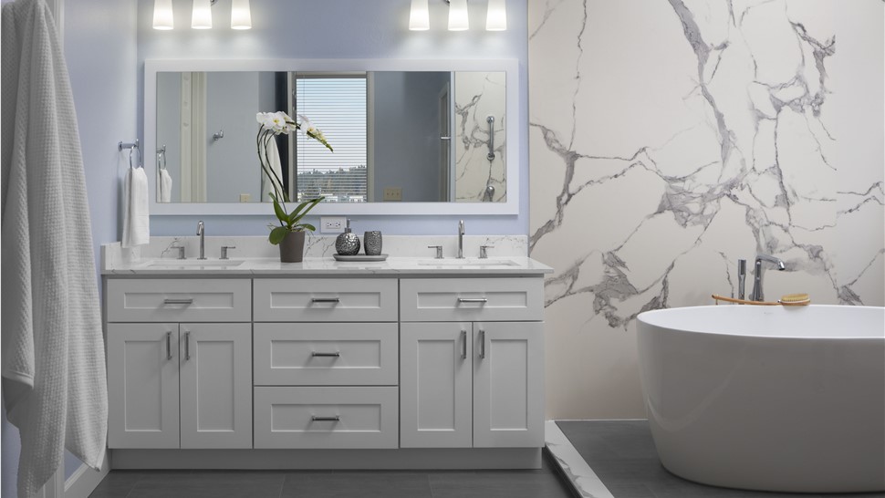 View Lux Led Custom Bathrooms project on NE 6th St in Sammamish, WA | Lux Design Builds