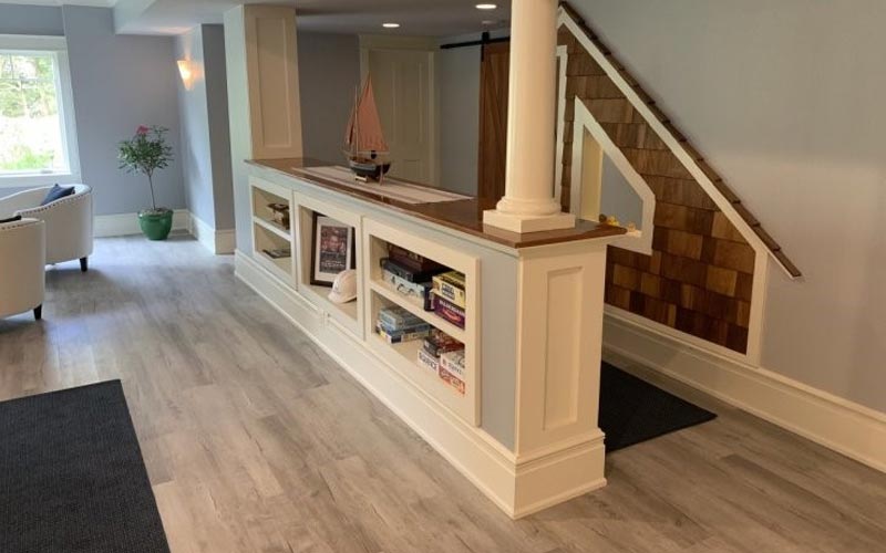 Built-In Basement Storage