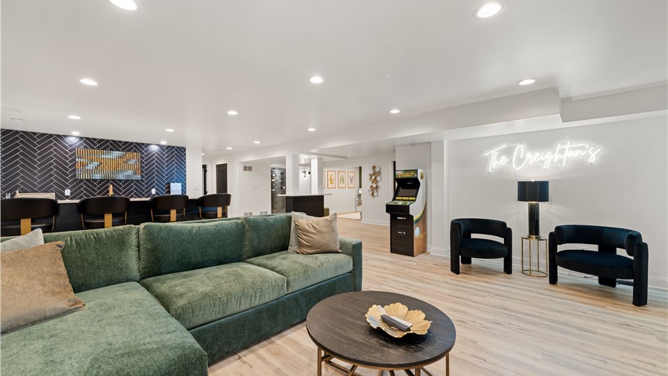 Basement Remodeling Project in Lemont, Illinois by Matrix Basements