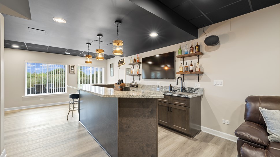 Basement Remodeling Project in Livonia, MI by Matrix Basements