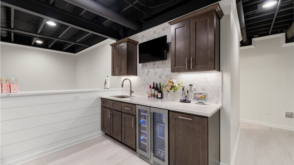 Basement Remodeling Project in West Allis, WI by Matrix Basements