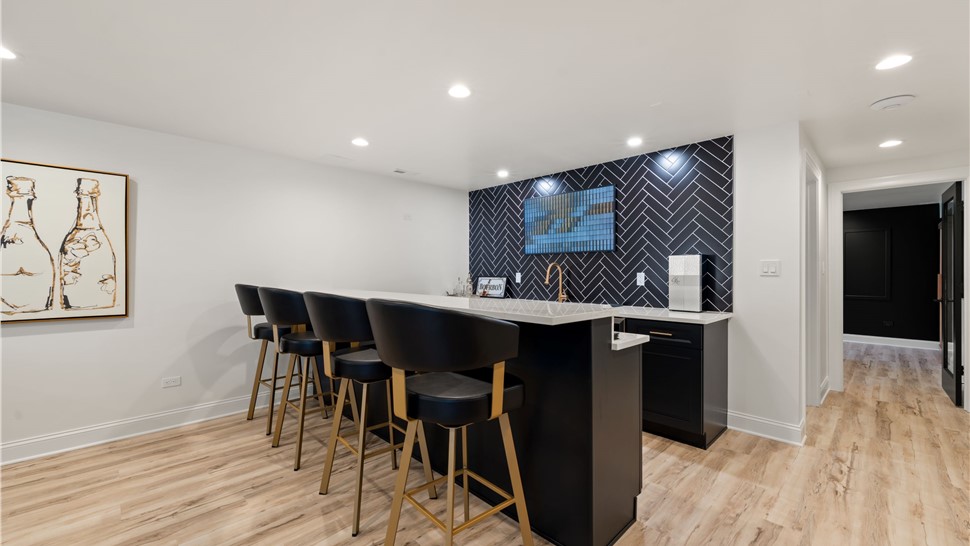 Basement Remodeling Project in Lemont, Illinois by Matrix Basements