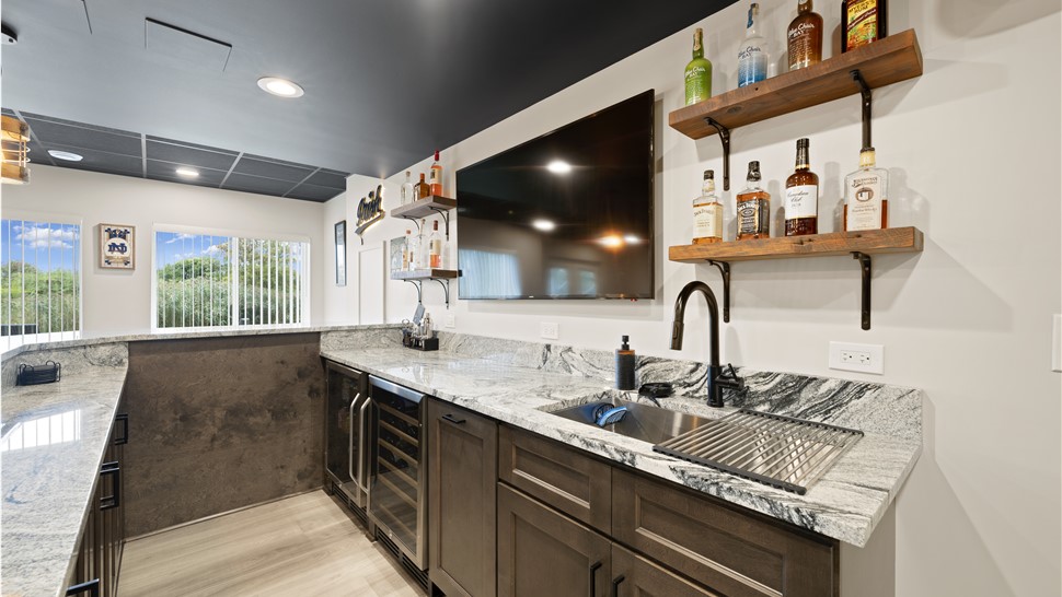 Basement Remodeling Project in Livonia, MI by Matrix Basements