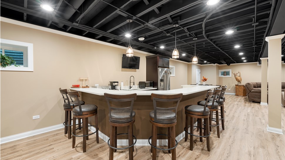 Basement Remodeling Project in Macomb Township, MI by Matrix Basements