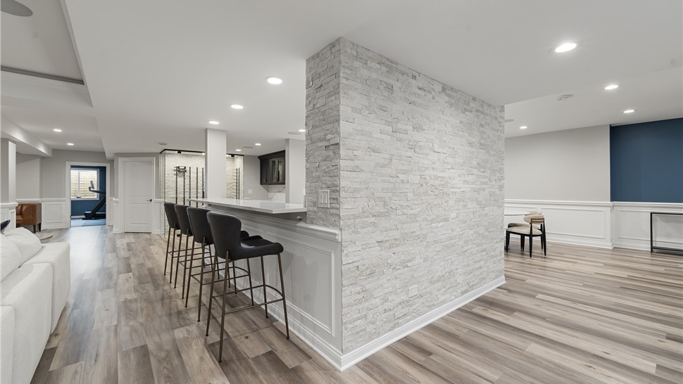 Basement Remodeling Project in South Barrington, IL by Matrix Basements