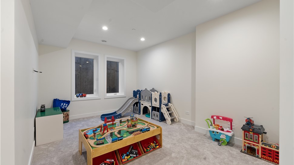 Basement Remodeling Project in Prairie View, IL by Matrix Basements