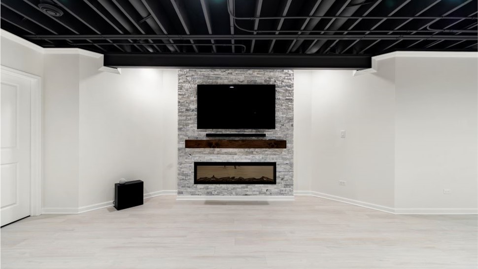 Basement Remodeling Project in West Allis, WI by Matrix Basements