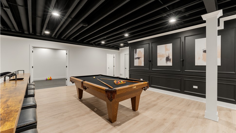 Elgin, IL Basement Remodeling Project Basement Remodeling Project in Elgin, IL by Matrix Basements