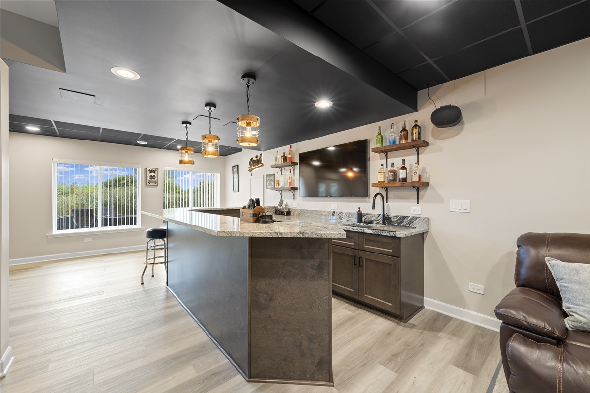 Basement Remodeling Project in Livonia, MI by Matrix Basements