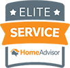 HomeAdvisor Elite Service ribbon style badge