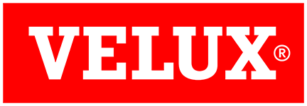 VELUX red rectangular skylight logo