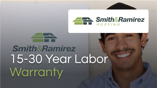 15-30 Year Labor Warranty for Your New Roof