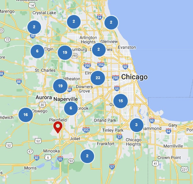 Service Area Map