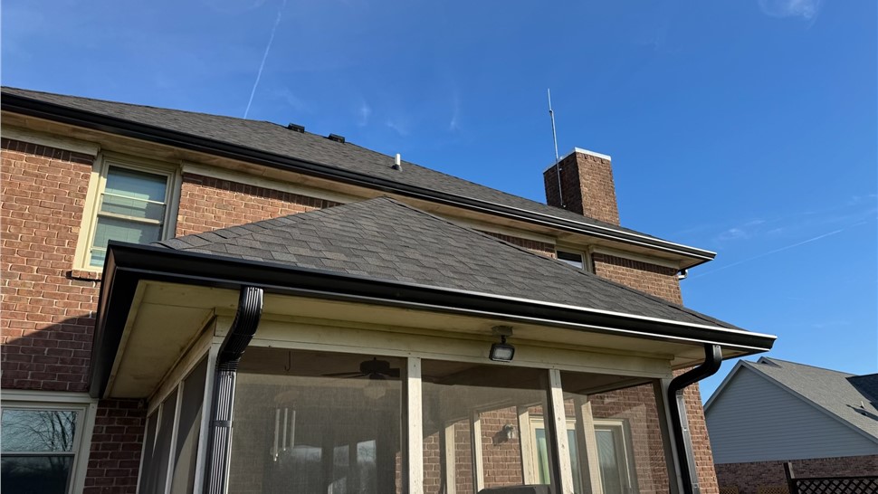 Gutters, Roofing Project in New Palestine, IN by Storm Warrior Roof