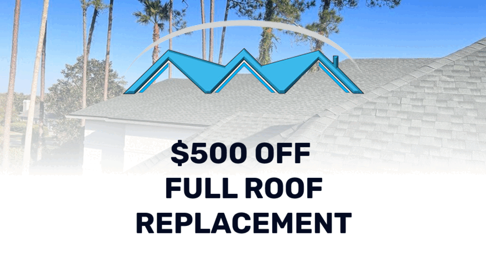 Get $500 Off a Full Roof Replacement in Jacksonville