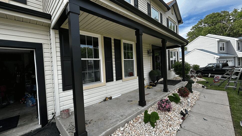 Gutters Project in New Castle, Delaware by Tycos Roofing And Siding Inc