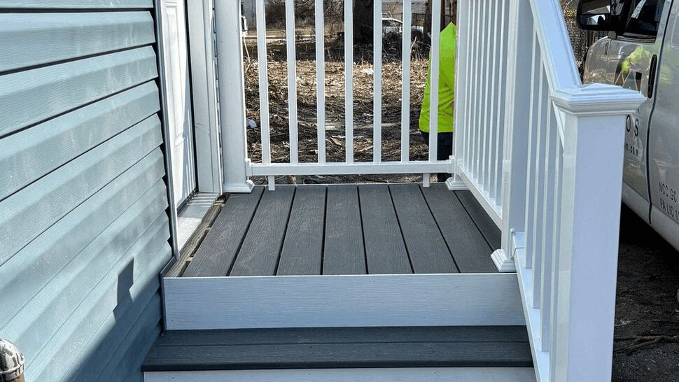 Decks, Doors Project in Chester, Pennsylvania by Tycos Roofing And Siding Inc