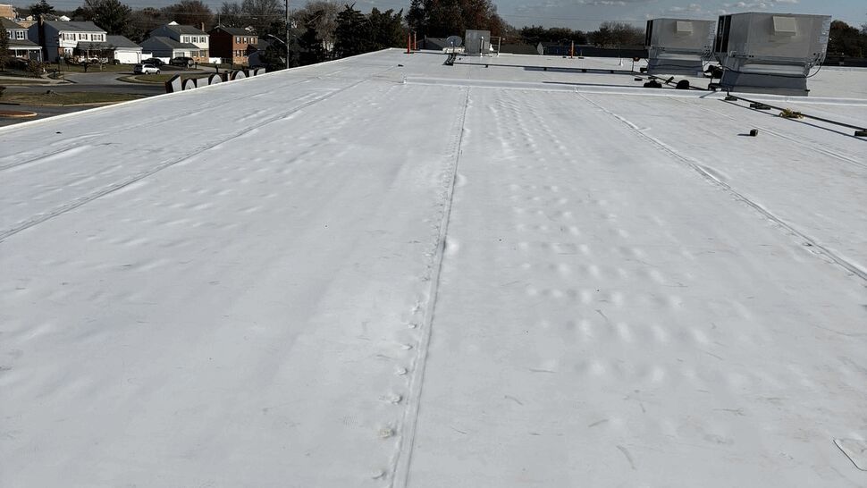 Commercial Roofing Project in New Castle, Delaware by Tycos Roofing And Siding Inc