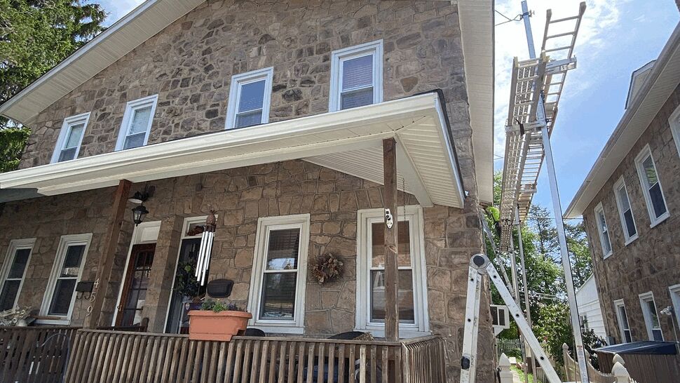 Gutters, Roofing Project in Ambler, Pennsylvania by Tycos Roofing And Siding Inc