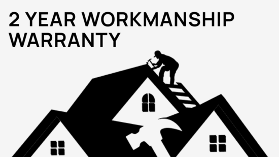 2‑Year Workmanship Warranty on Every Project